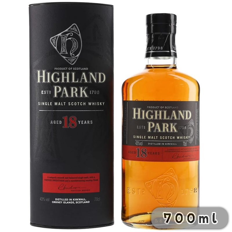 高原騎士 18年 單一麥芽威士忌 700mL (舊版by Russell Anderson)(外盒有花)