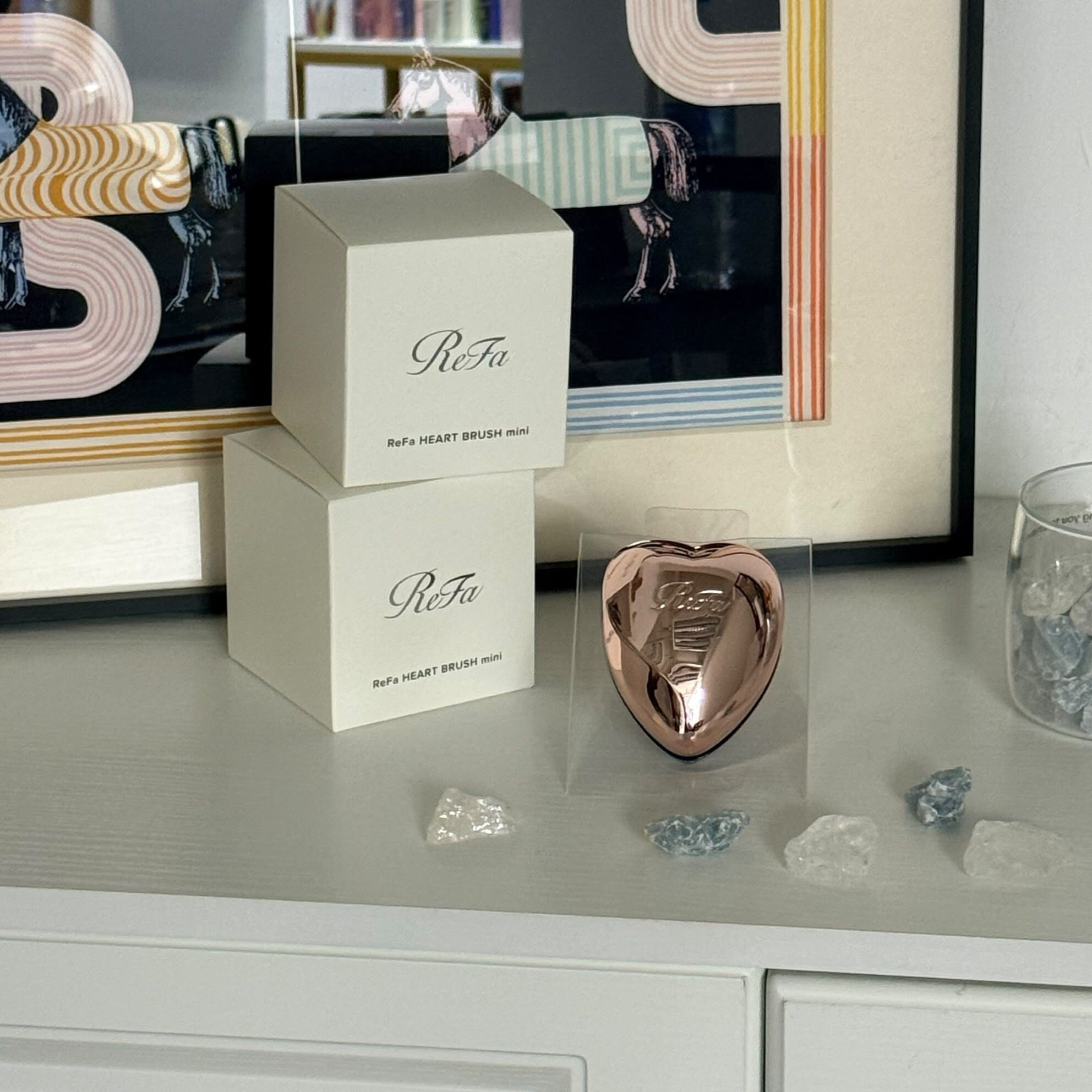 ReFa - Heart Brush Mini #Rose Gold