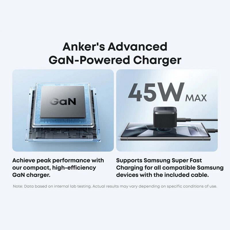 Anker Nano 充電器 45W A2692（可折疊插頭）