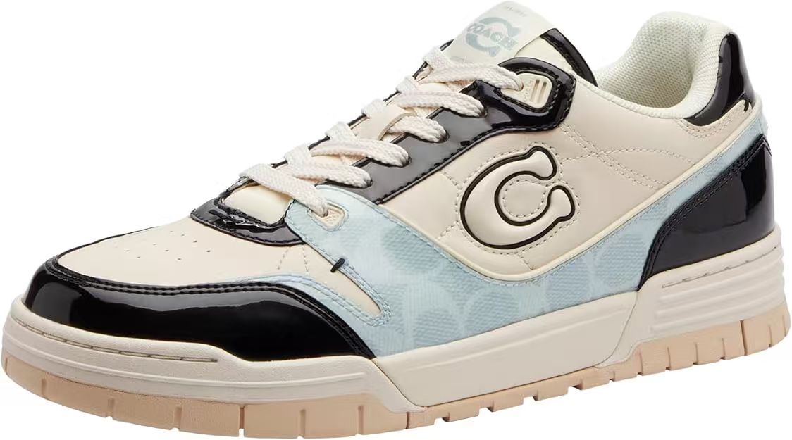 【預購】COACH H080103 女裝休閒運動鞋 (白色拼淡藍色)