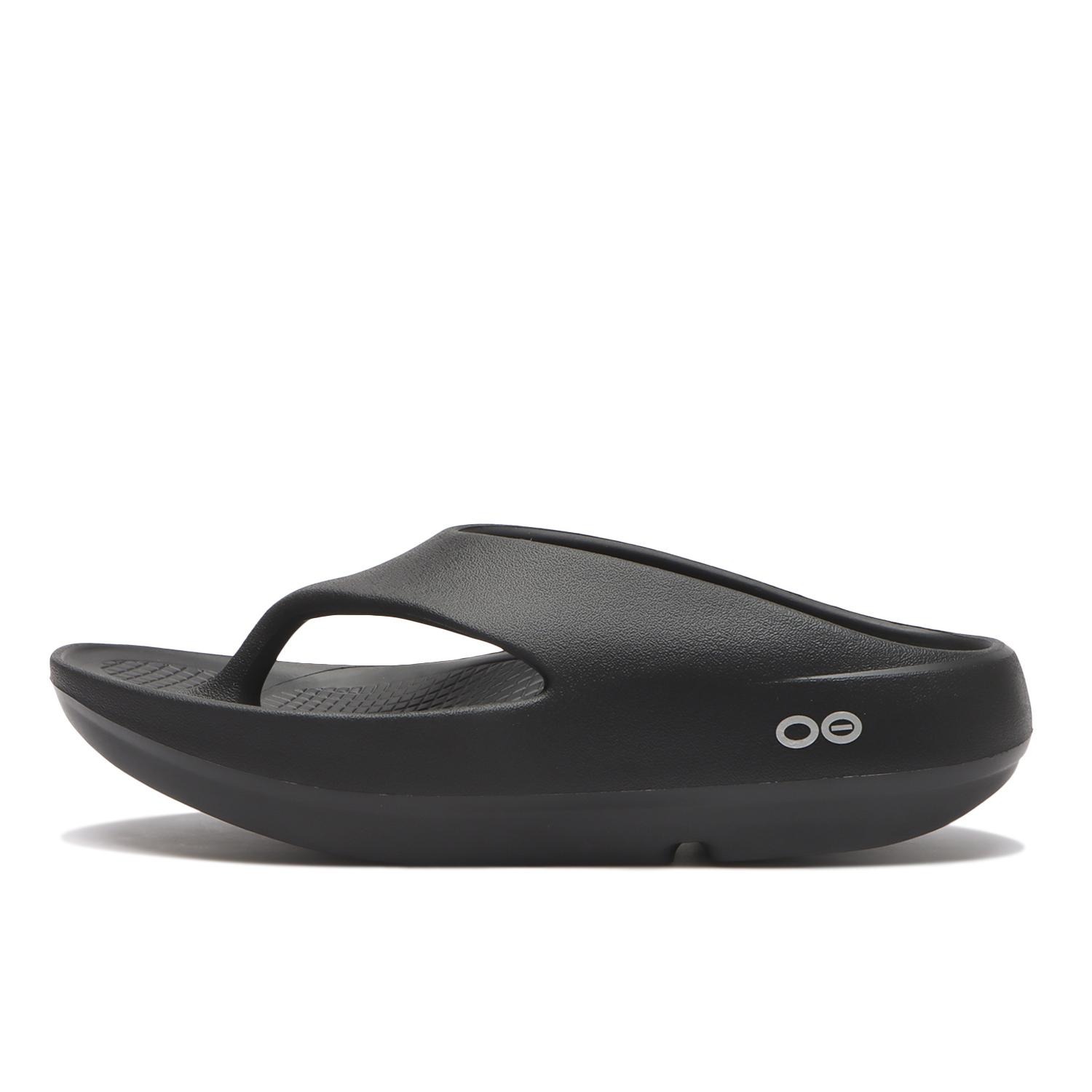 預購┃日本 OOFOS OOriginal+ PLUS 厚底 夾腳拖 拖鞋 肌力恢復紓壓鞋 黑色