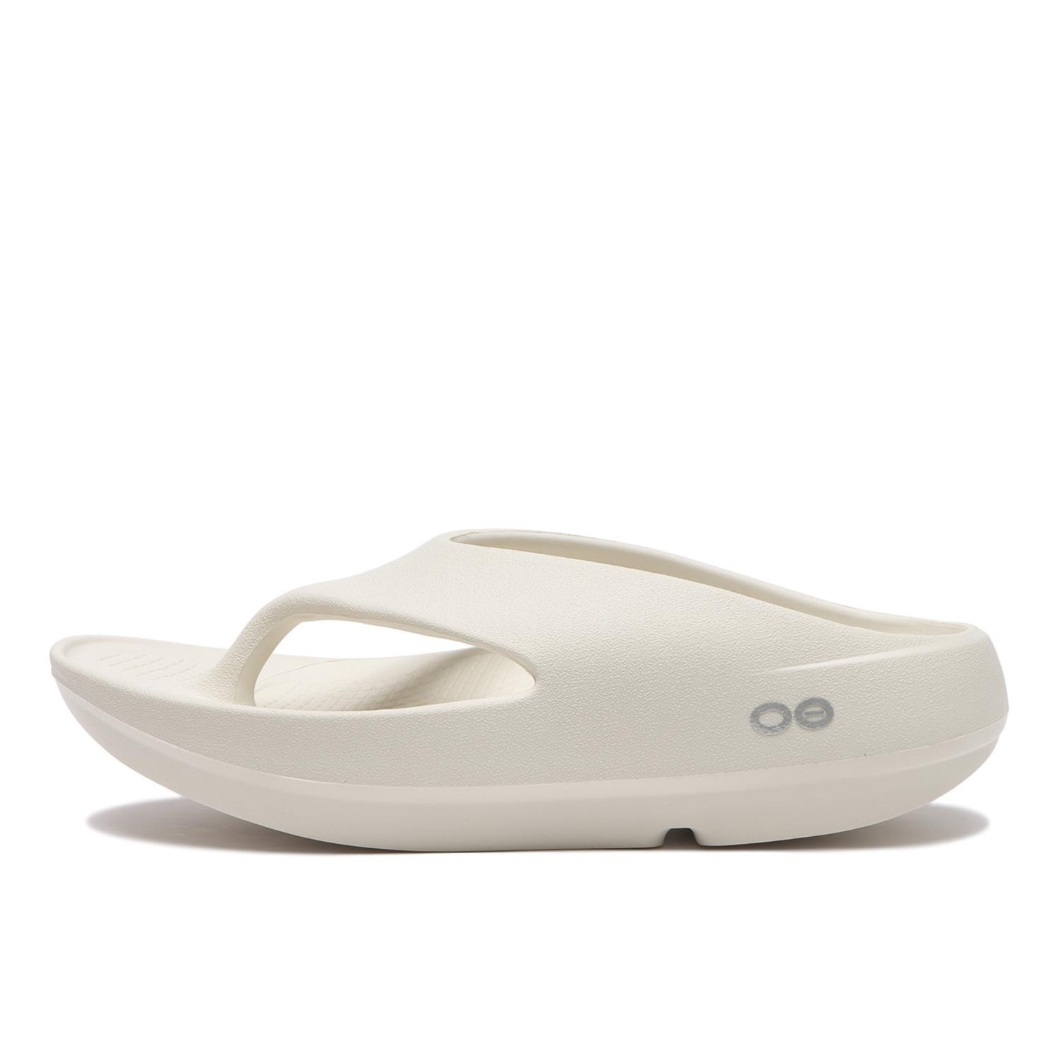 預購┃日本 OOFOS OOriginal+ PLUS 厚底 夾腳拖 拖鞋 肌力恢復紓壓鞋 米白色
