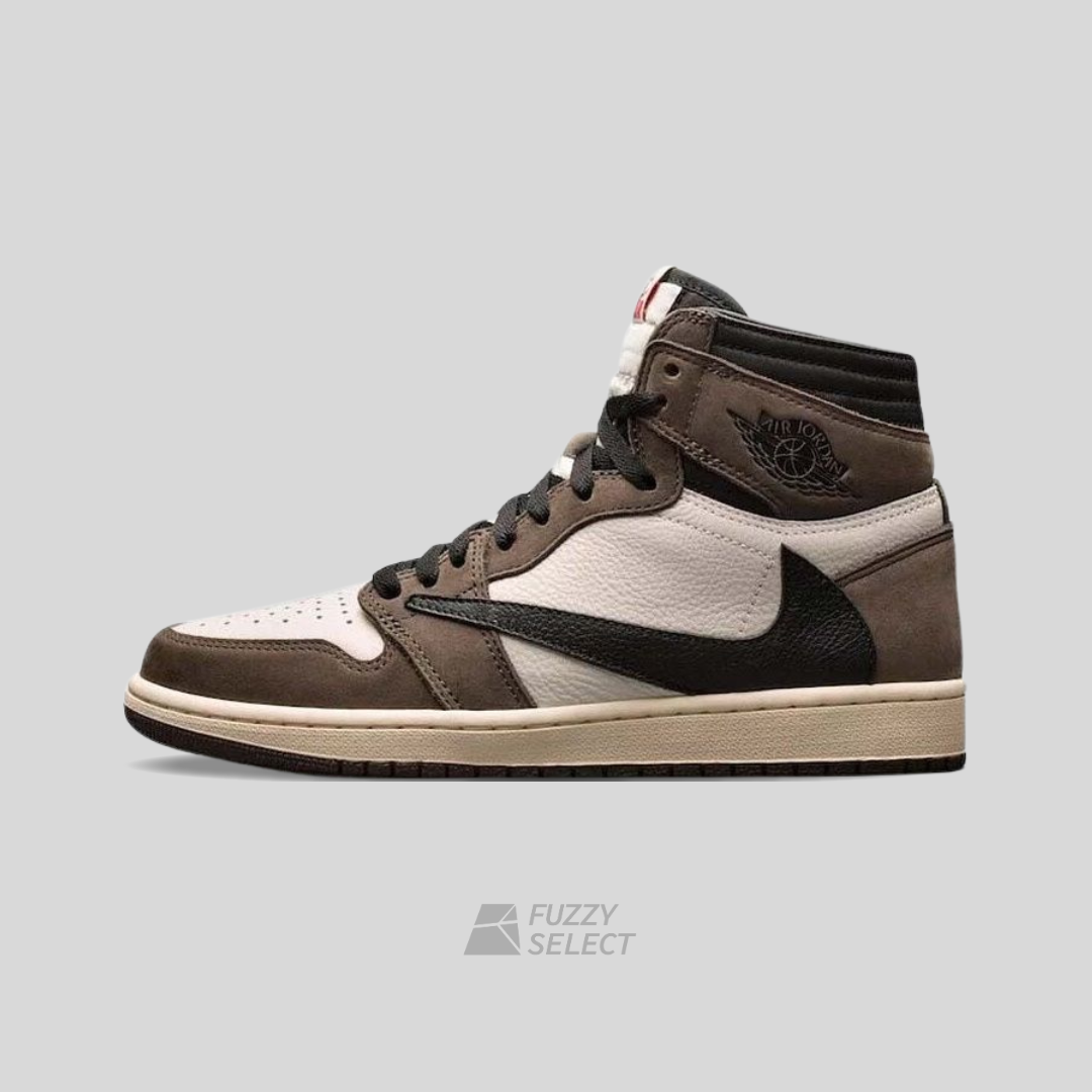 【逢甲 FUZZY】Travis Scott x Air Jordan 1 High OG "Mocha" 倒勾 聯名 CD4487-100