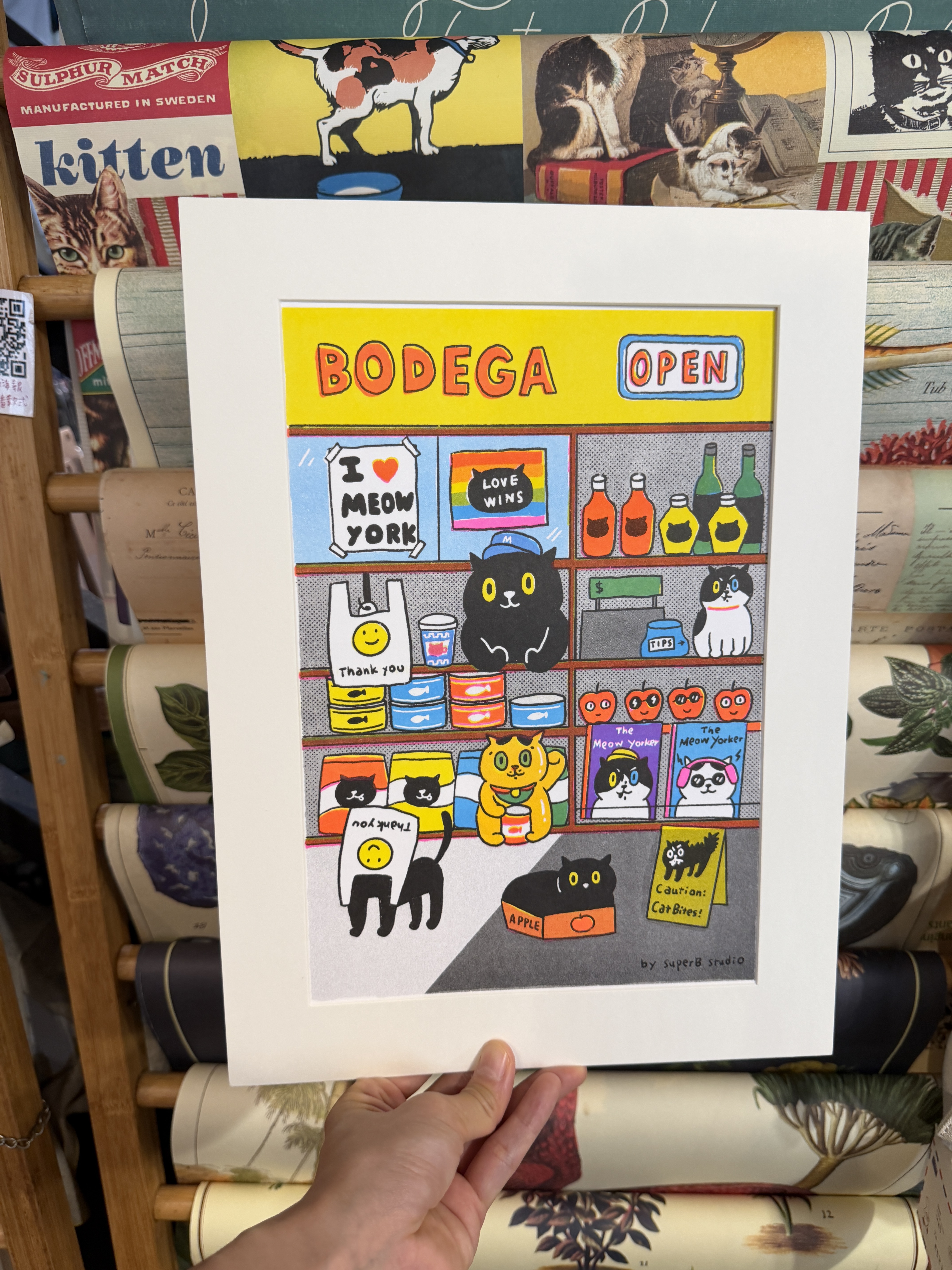 BODEGA CATS 貓咪海報｜superB studio