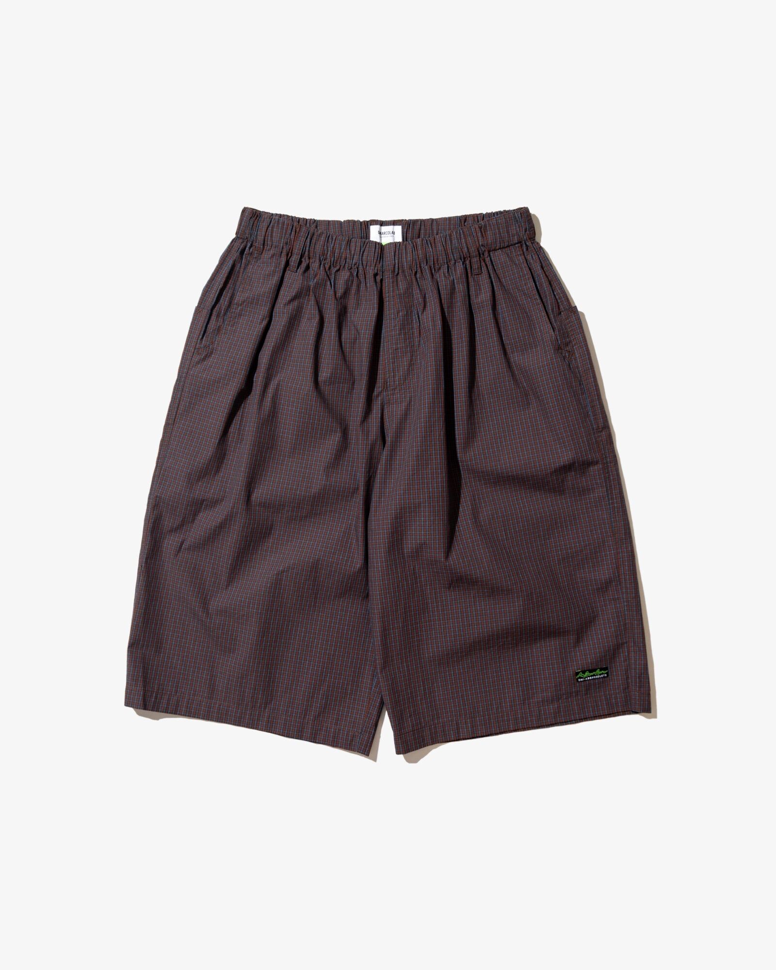 DEMARCOLAB PLAID JUMBO SHORTS - 26SS