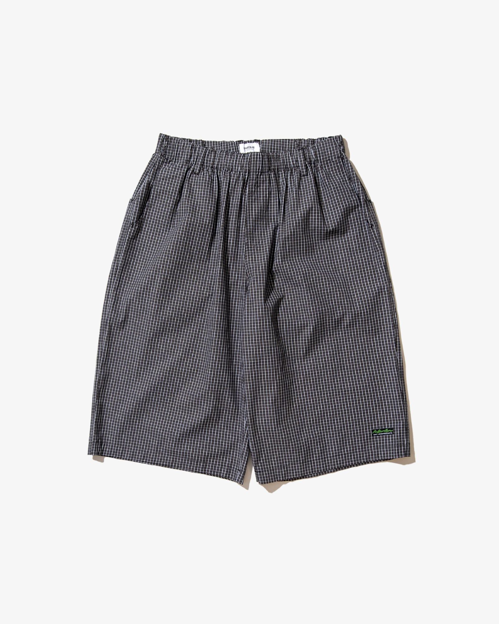 DEMARCOLAB PLAID JUMBO SHORTS - 26SS