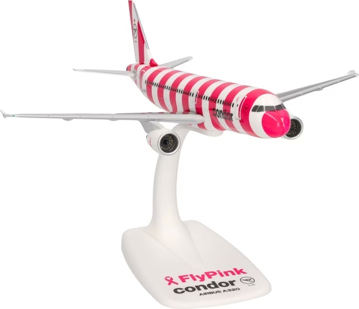 Herpa   1/200 神鷹航空 空中巴士A320「粉紅飛翔機」