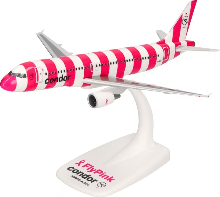 Herpa   1/200 神鷹航空 空中巴士A320「粉紅飛翔機」