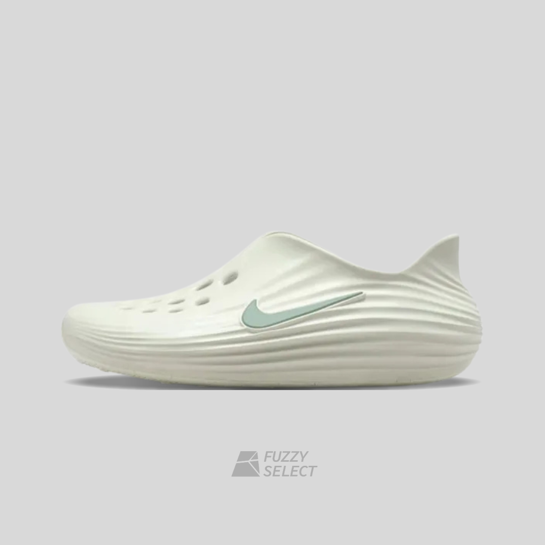 【逢甲 FUZZY】Nike ReactX Rejuven8 "Spruce Aura" 防水拖 奶油白 HV5060-005