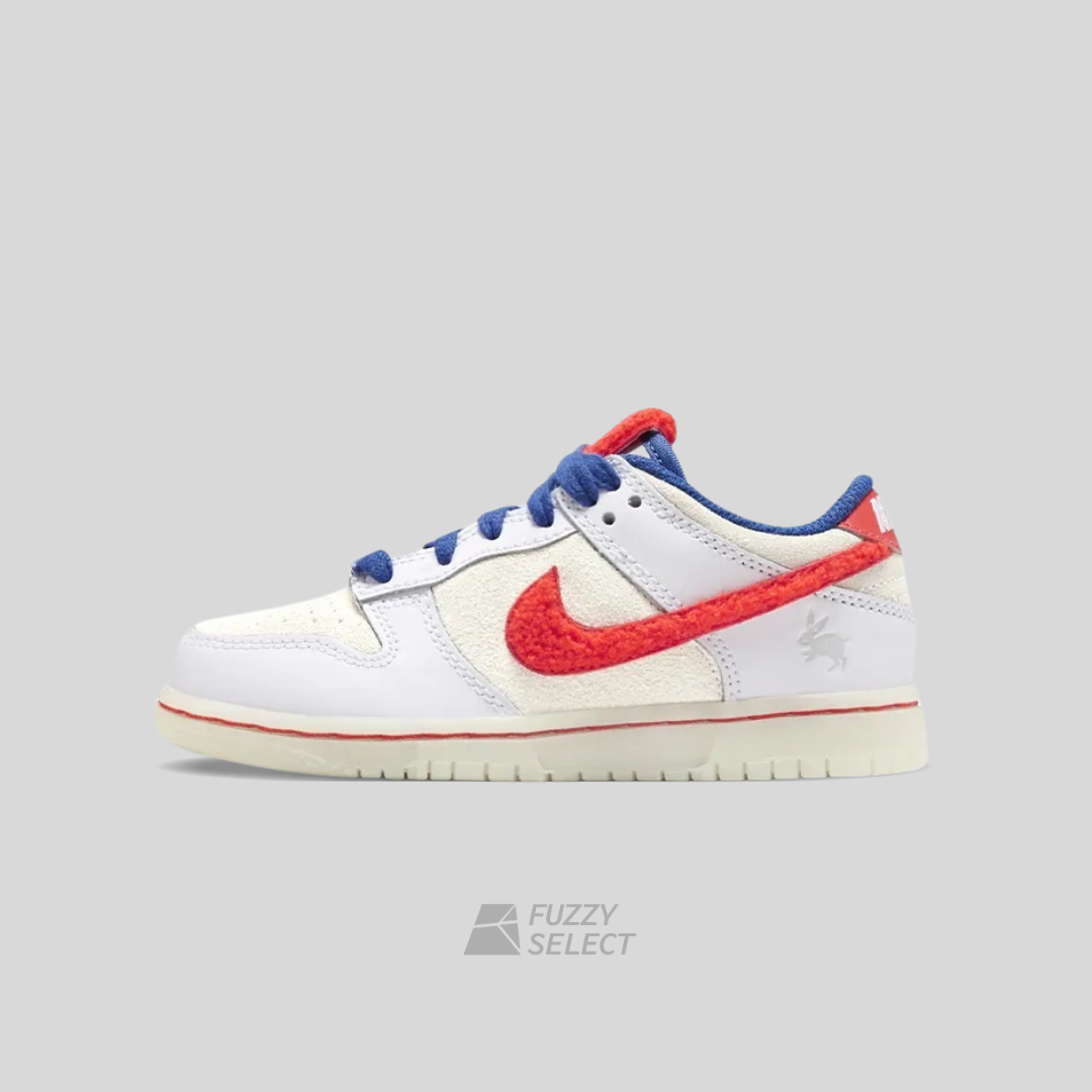 【逢甲 FUZZY】Nike Dunk Low PS "Year of the Rabbit" 兔年 白紅藍 中童 FD4624-161