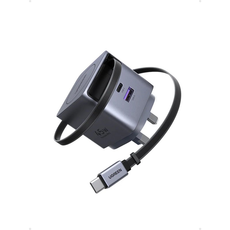 UGREEN 綠聯 Nexode Pro 45W GaN 充電器 X614 (65823)