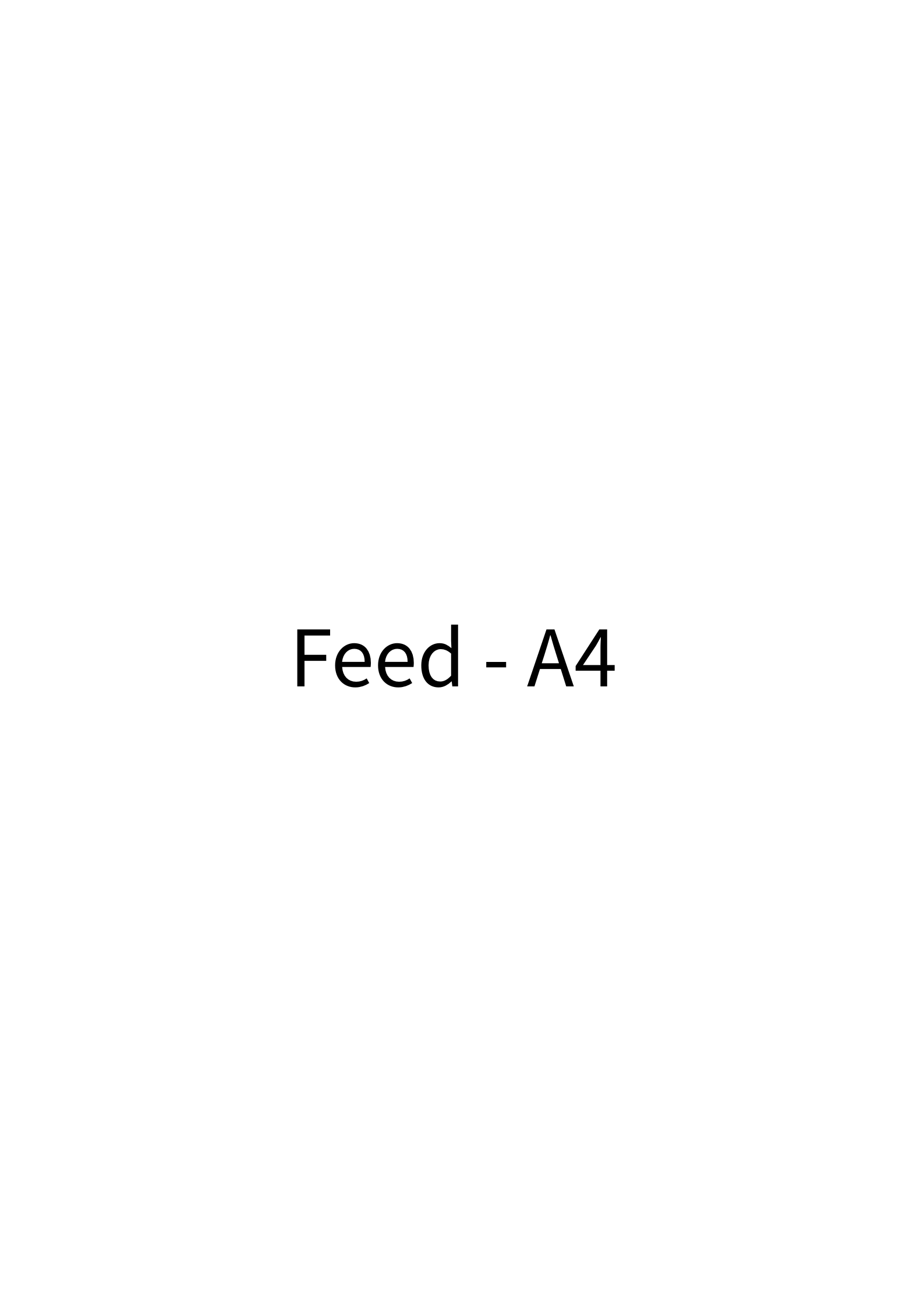 Feed - A4