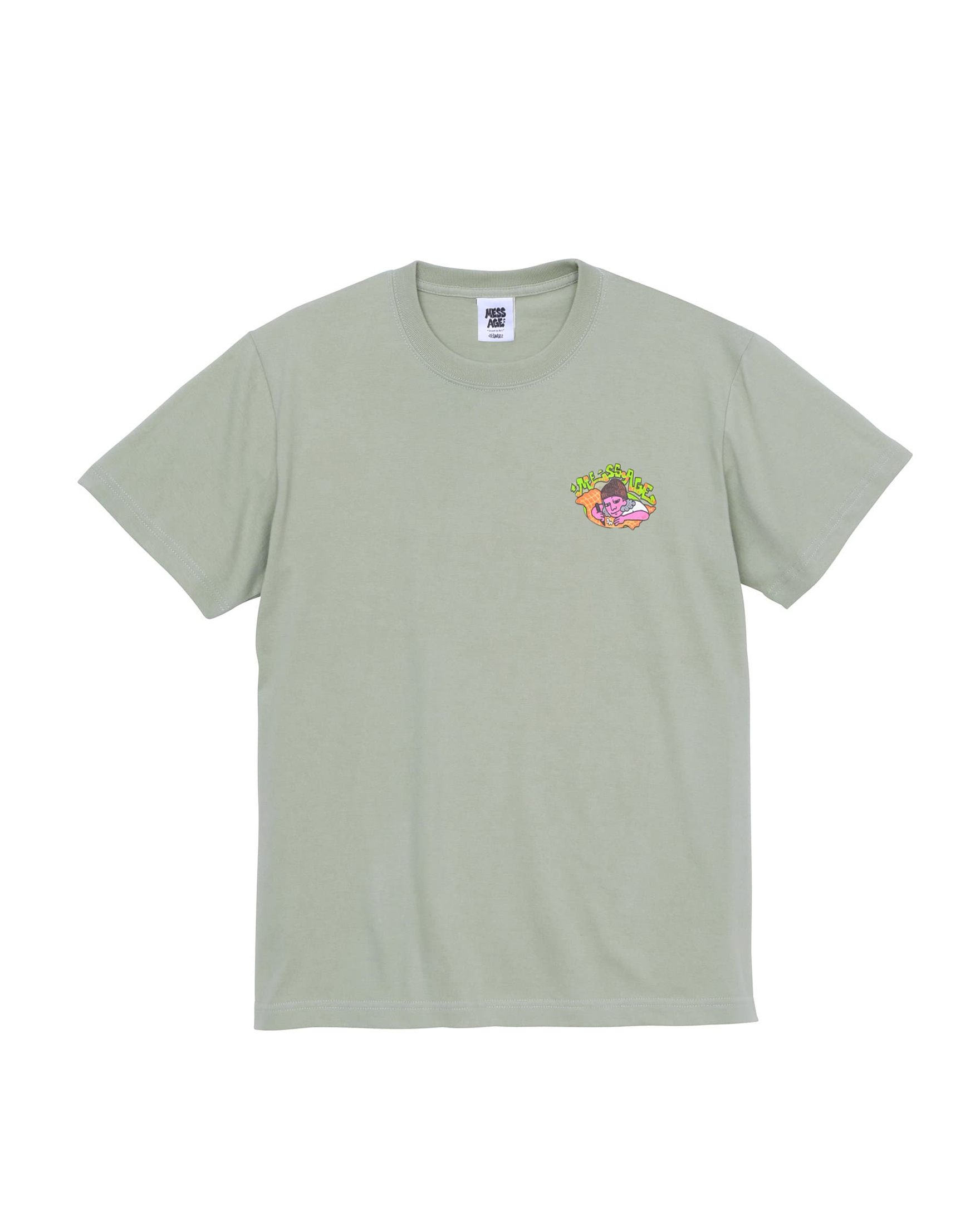 Mess-age "Go Out" Tee - 鼠尾草