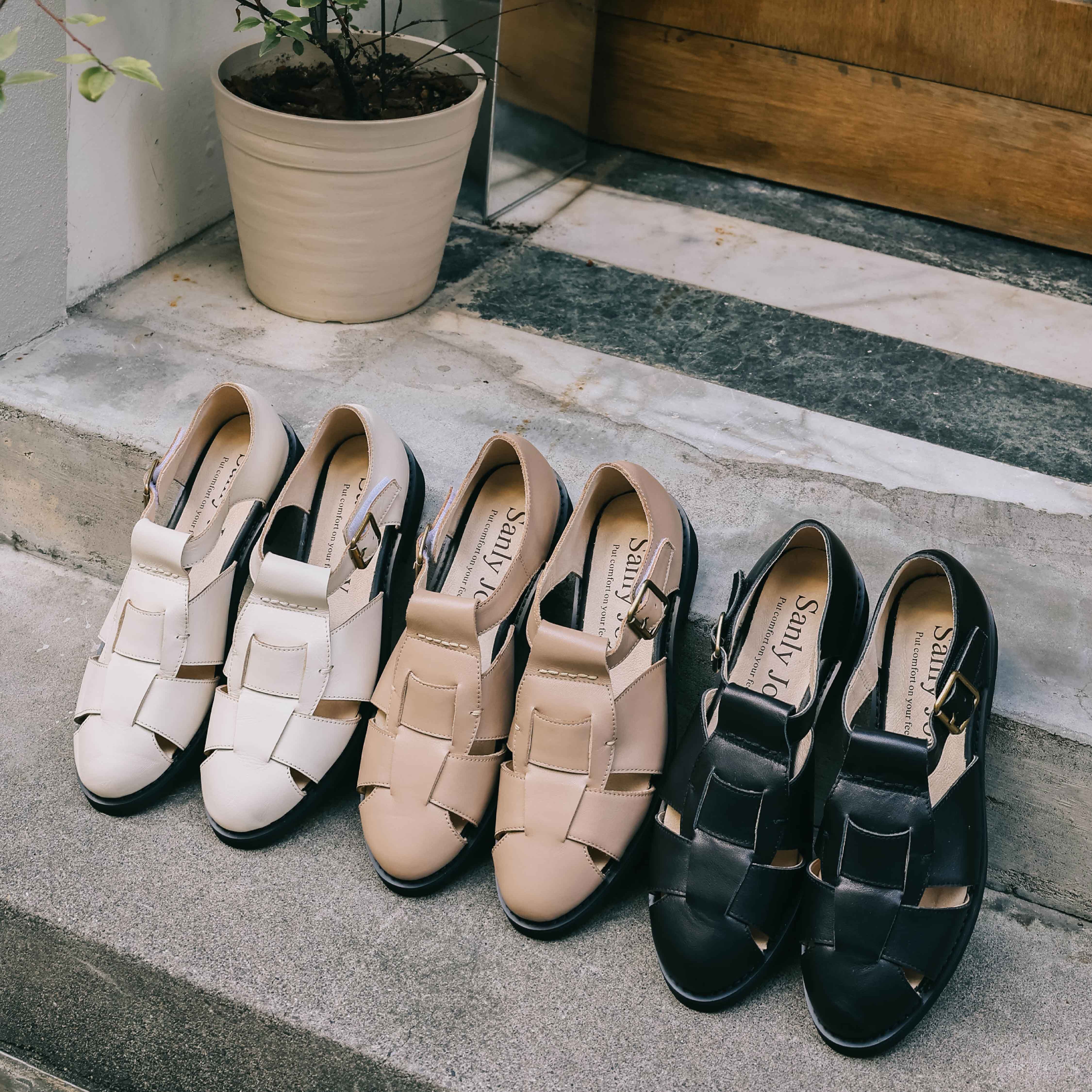 Nimo Leather Fisherman Sandals