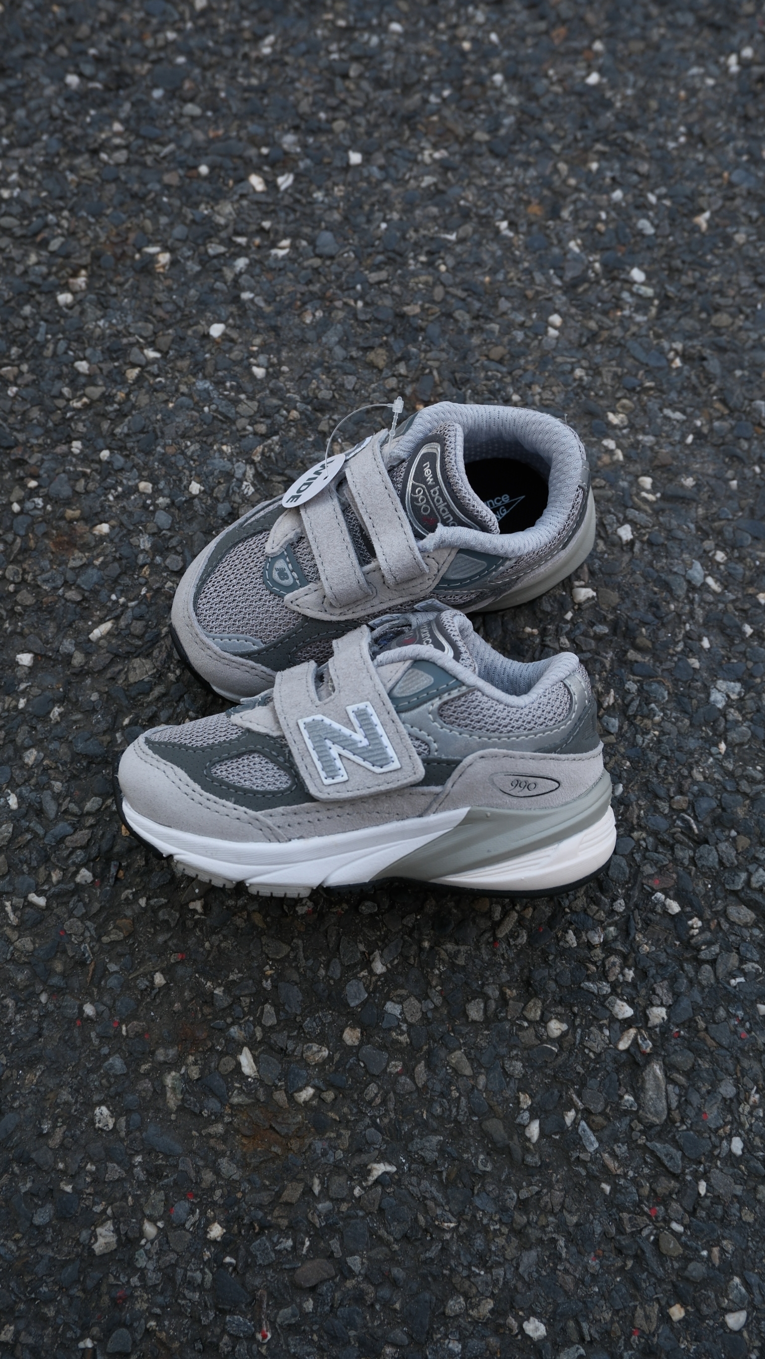 New Balance NB 990 V6 元祖灰 小童 童鞋 休閒鞋 IV990GL6