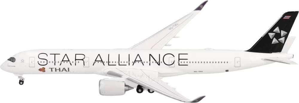 Herpa   1/500 泰國航空 空中巴士A350-900「星空聯盟」