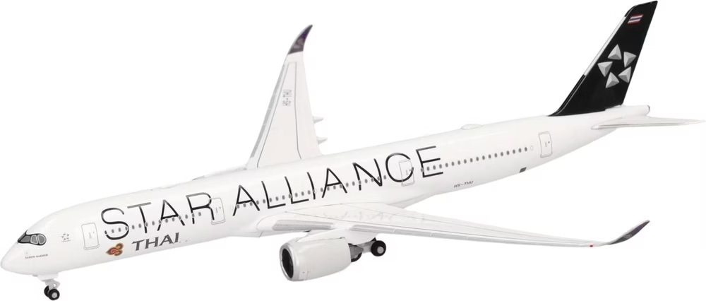 Herpa   1/500 泰國航空 空中巴士A350-900「星空聯盟」