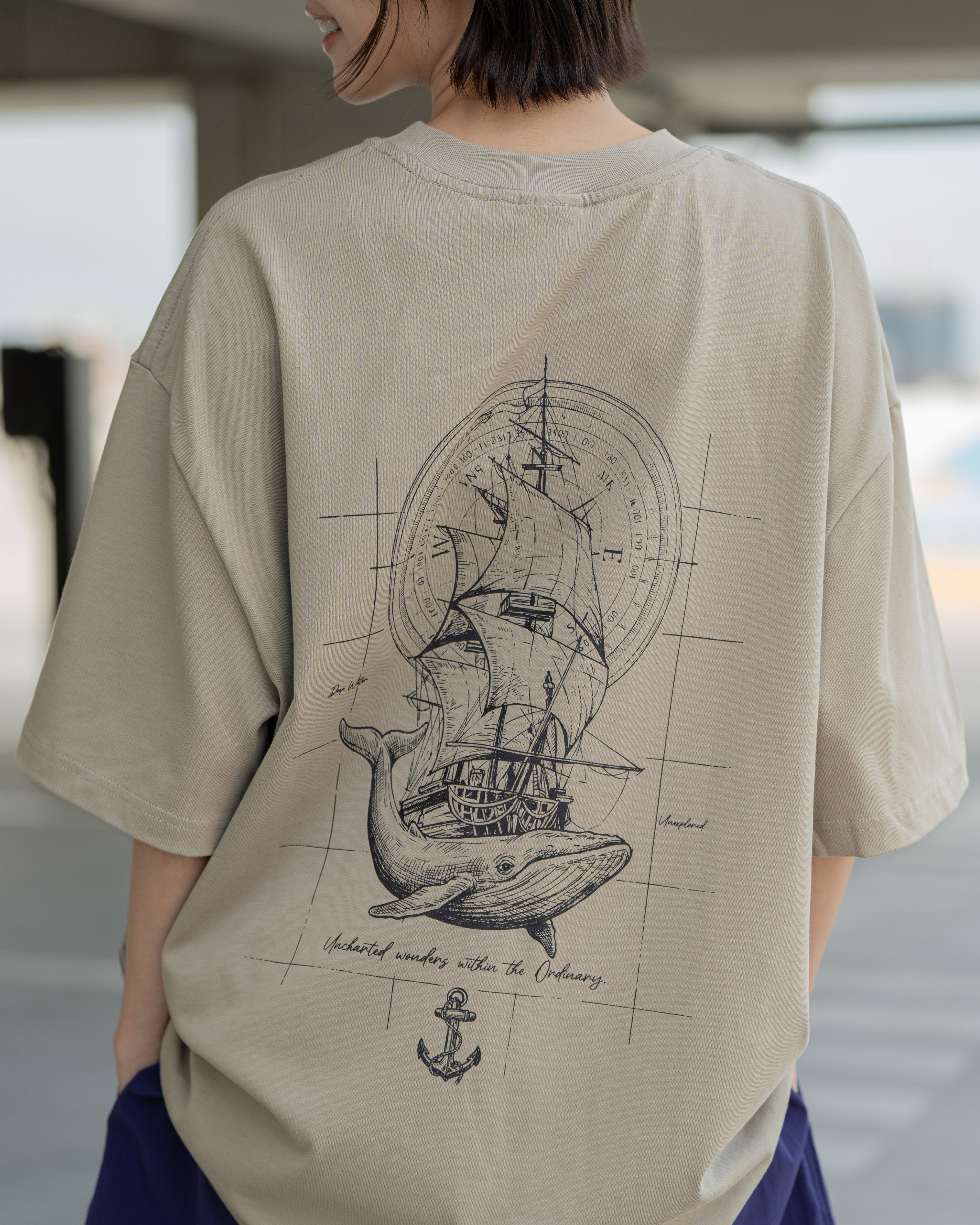 Ordinary 素描海洋寶藏短Tee