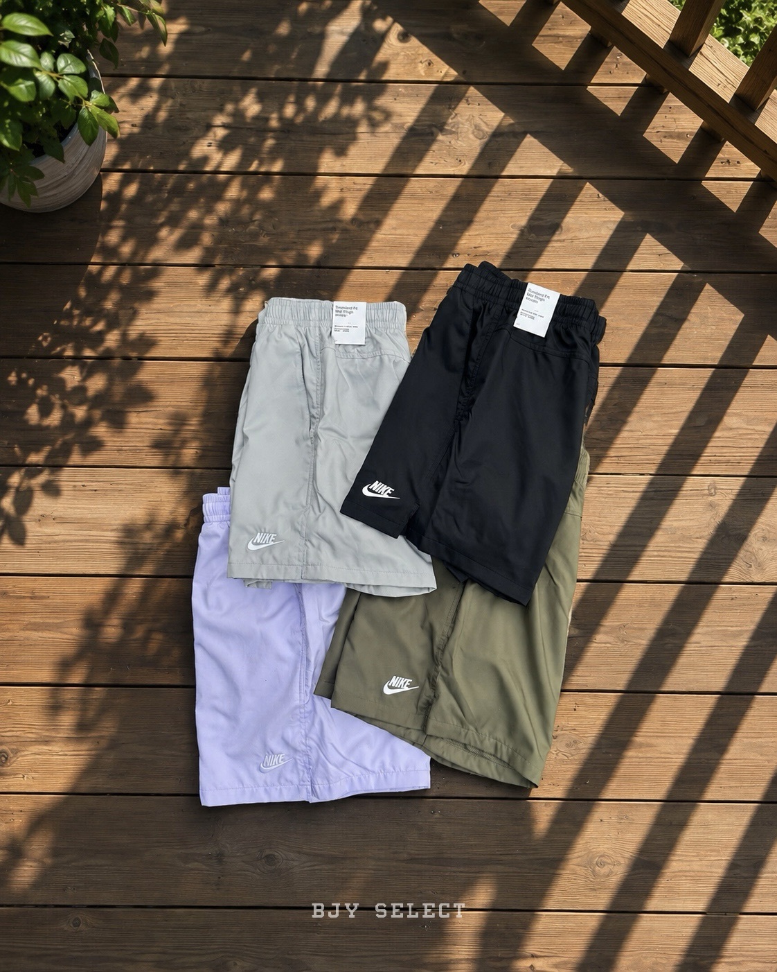 #現貨 NIKE Sportswear Essentials 抽繩 膝上 輕量短褲 可當海灘褲 AR2383-222軍綠 077 灰 010黑 538淺紫