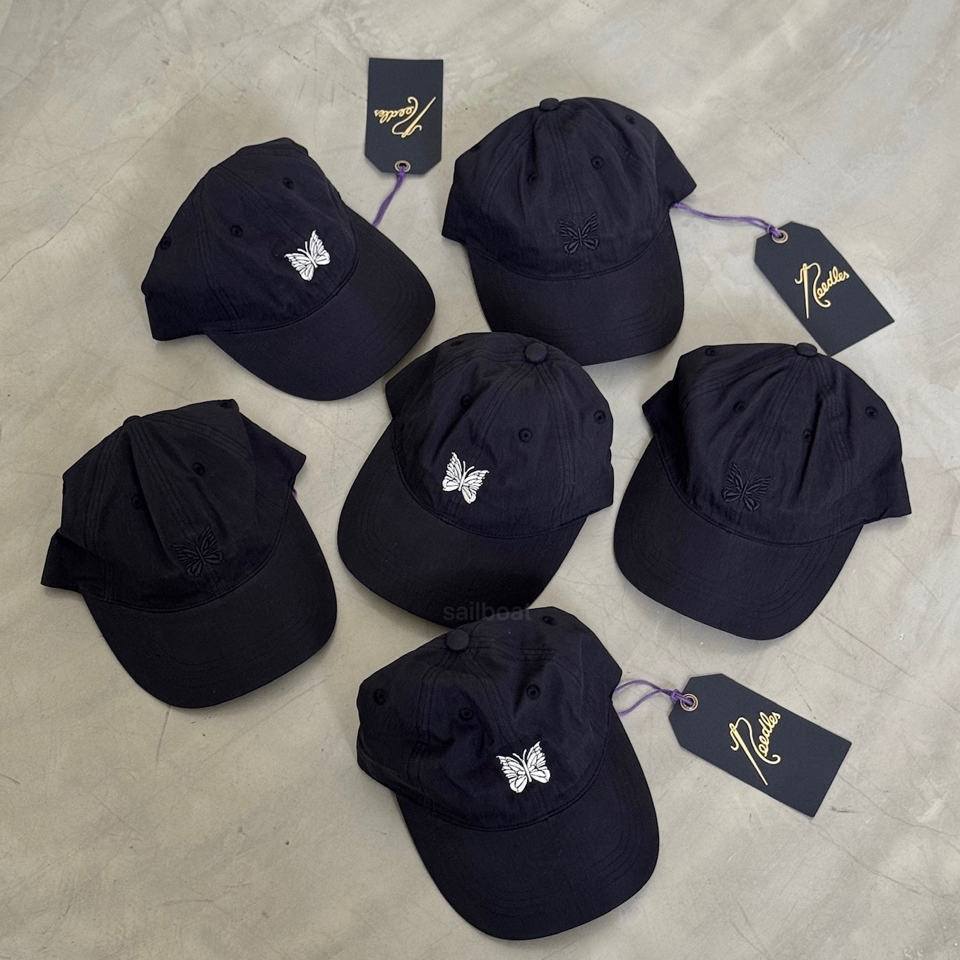 #現貨 🇯🇵日本限定 NEEDLES Papillon Embroidery  尼龍棒球帽