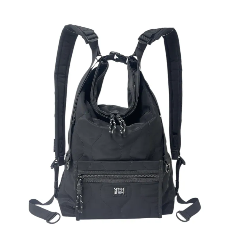DB038 Bethel 二合一多用袋(大) - Main Bag : W30 x D18 x H30-46CM -Detachable Zip Pouch :W21 x H15CM