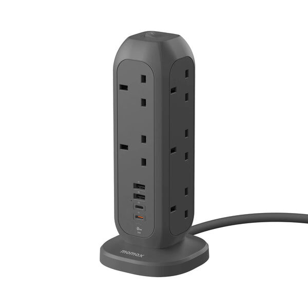 Momax 1‑Plug PD35W 2A2C 11 位拖板 US11A｜多位插座＋快充｜家居／辦公室必備