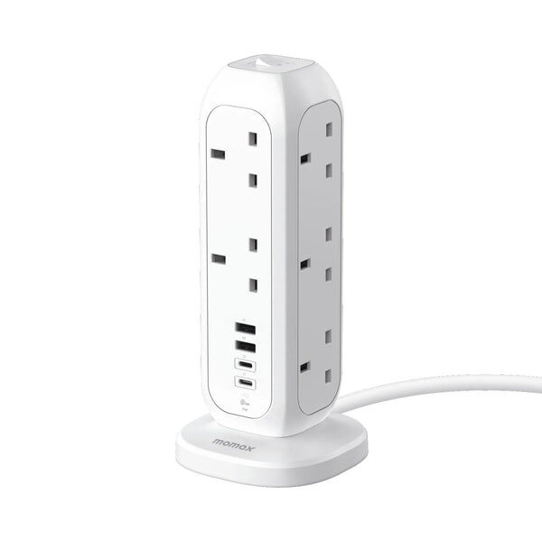 Momax 1‑Plug PD35W 2A2C 11 位拖板 US11A｜多位插座＋快充｜家居／辦公室必備