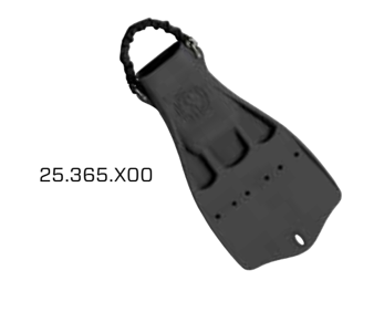 SCUBAPRO 蛙王 JET FIN W/SPRING STRAP 黑色