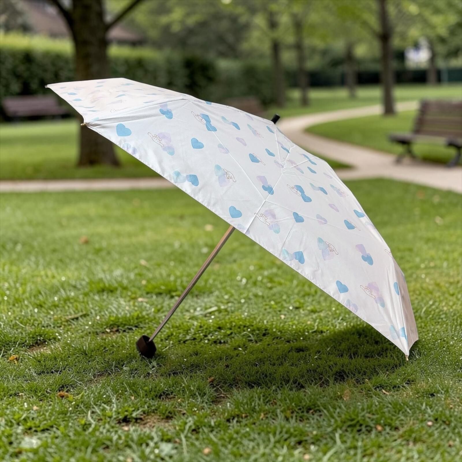 26144 Sanrio 玉桂狗 x Wpc. 晴雨兼用防UV手動縮骨遮