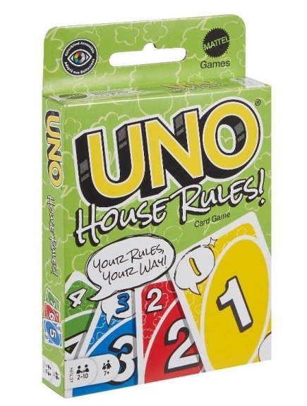 UNO卡牌遊戲 遵守家規 UNO HOUSE RULES