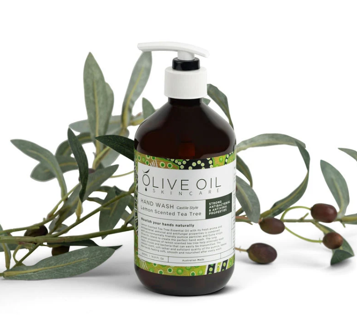 MM260801 - L6 Olive Oil Hand Wash Lemon Scented Tea Tree 500ml EXP: 11月-28