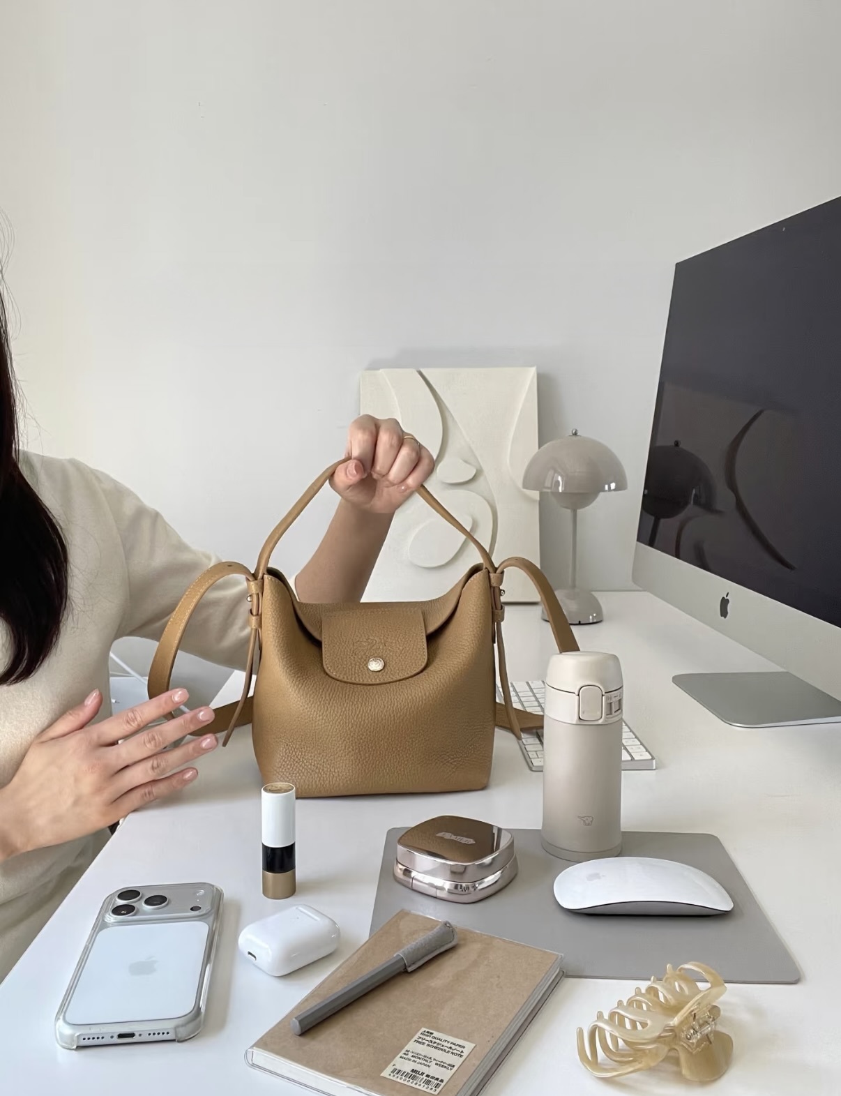 [大熱新品❤️🔥] LONGCHAMP Le Cadence S Bucket Bag