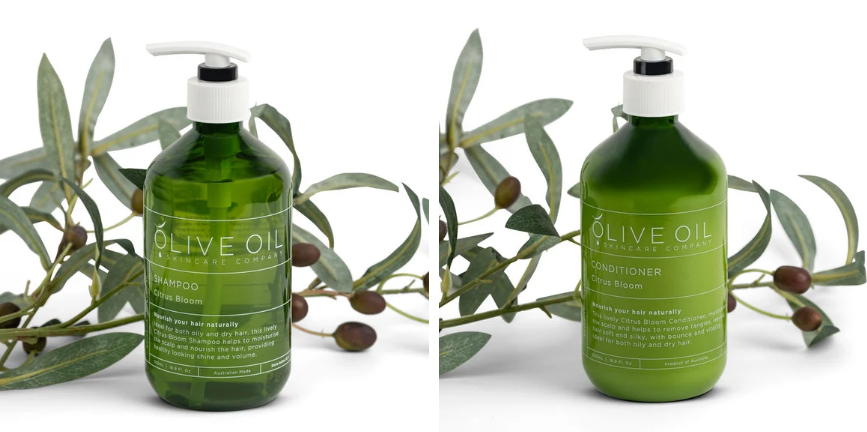 MM260801 - L15 Olive Oil Shampoo Citrus Bloom 500ml EXP: 6月-28 + Olive Oil Conditioner Citrus Bloom 500ml EXP: 1月-28