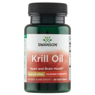 【Swanson】Krill oil 磷蝦油 含DHA 蝦紅素 1000mg 30顆