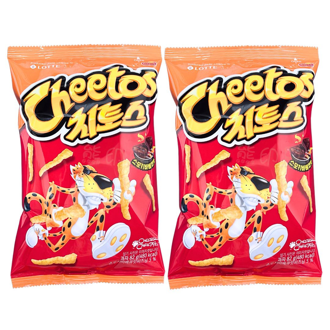 樂天 - 韓國Cheetos 燒烤味餅粟米脆條 82G X 2 到期日 2026-10-1