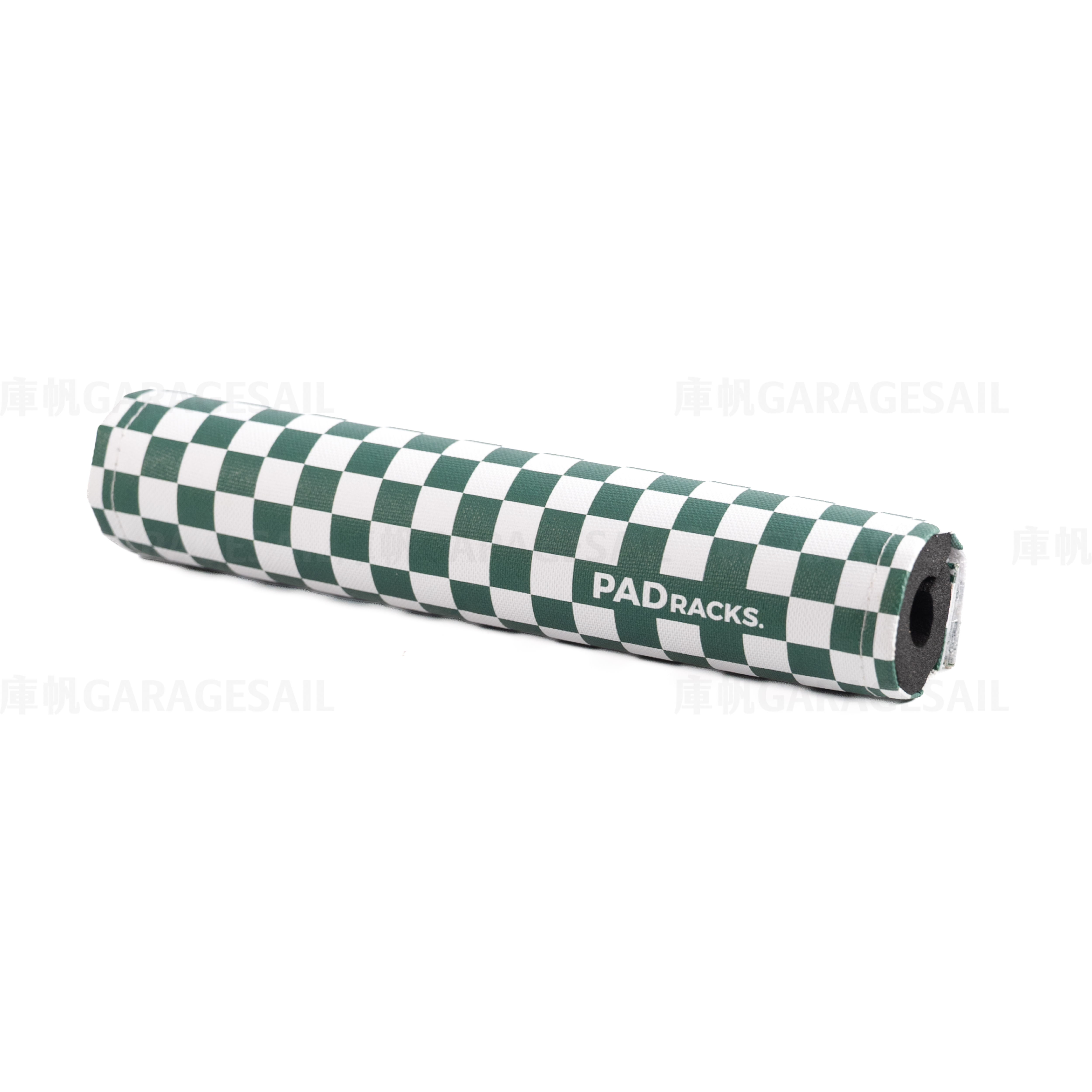 PADracks Moto Bar Pad Checkers - White/Green Check