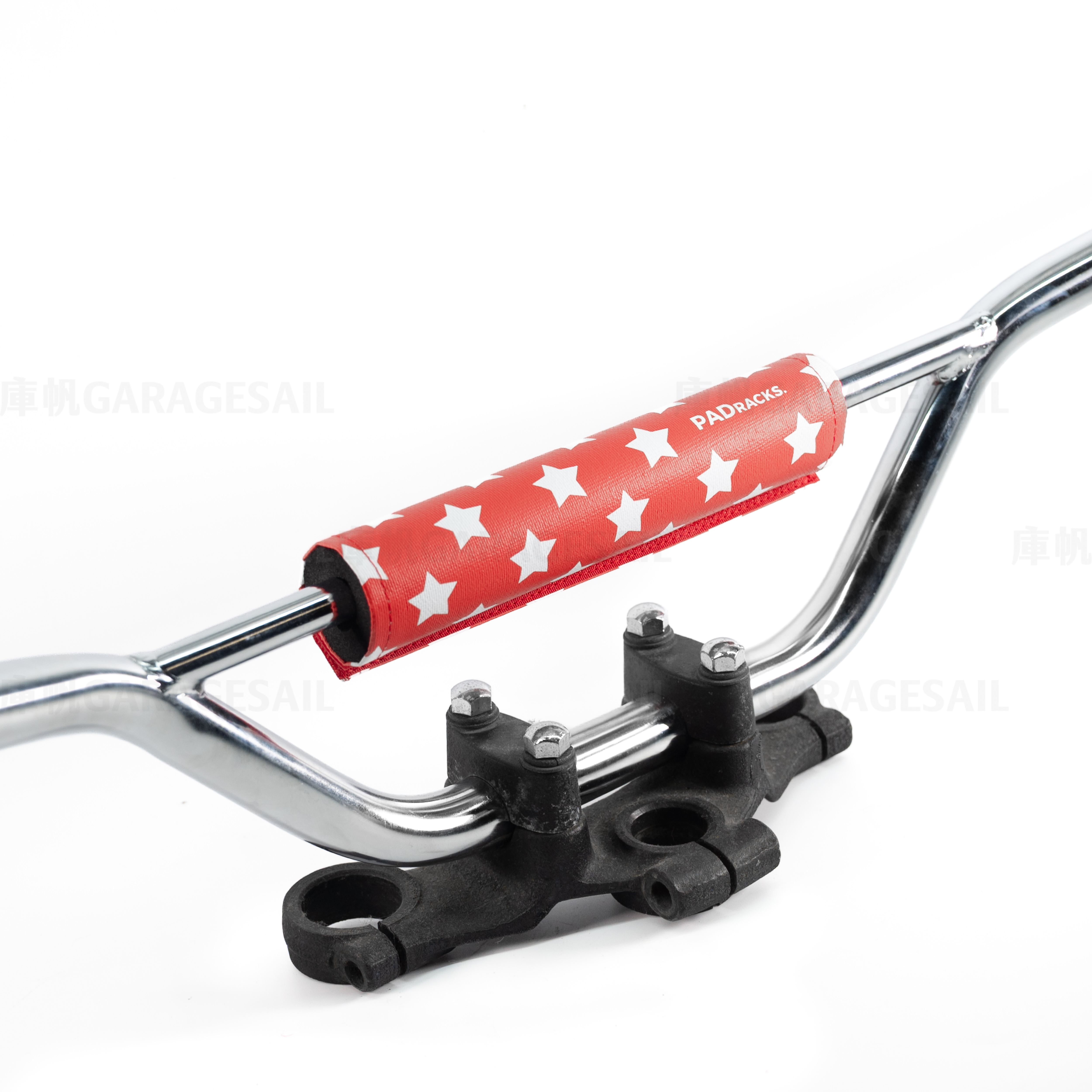 PADracks Moto Bar Pad Checkers - Red star
