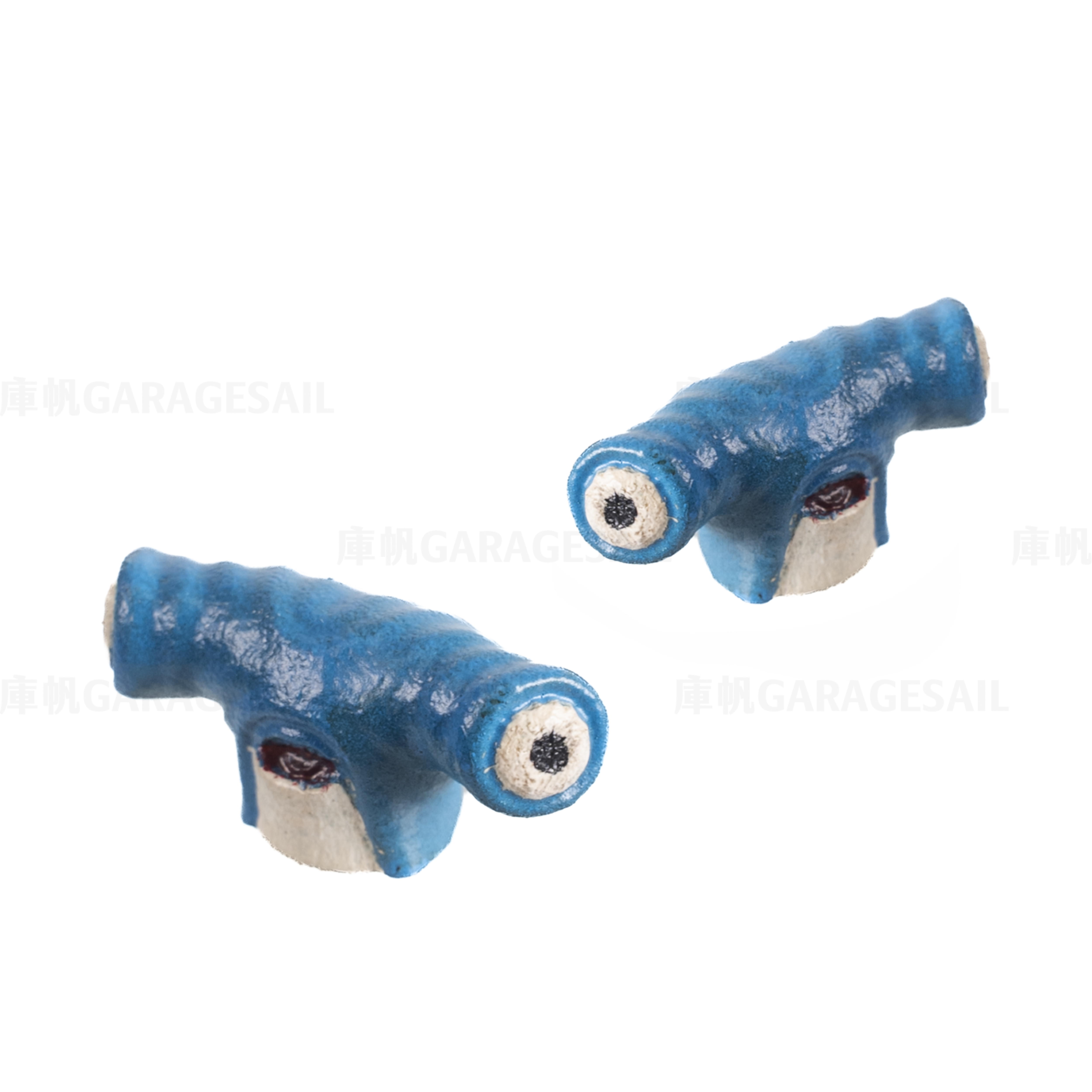 Valve Caps - Hammerhead shark - Blue