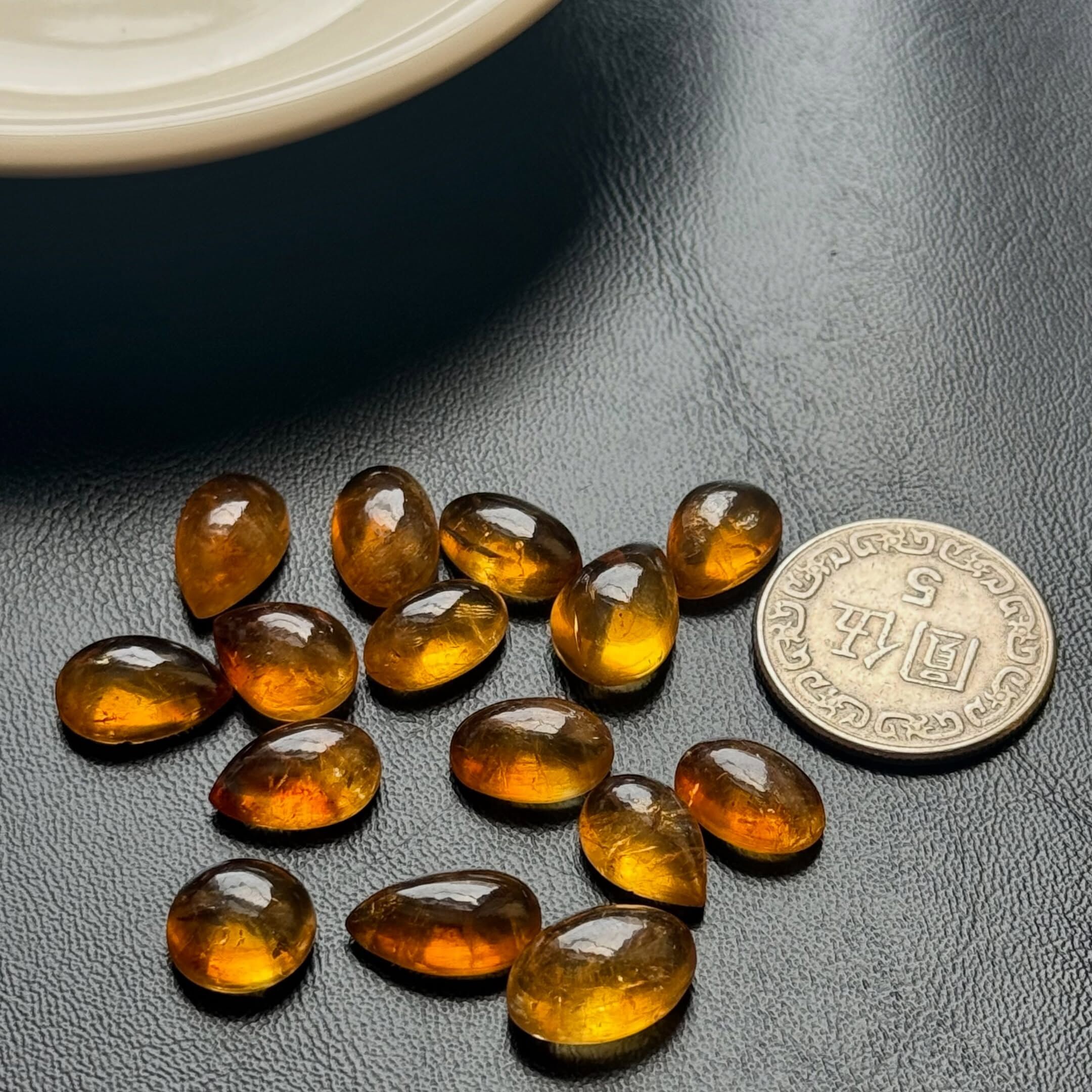 [原石] 黃水晶 水晶蛋面