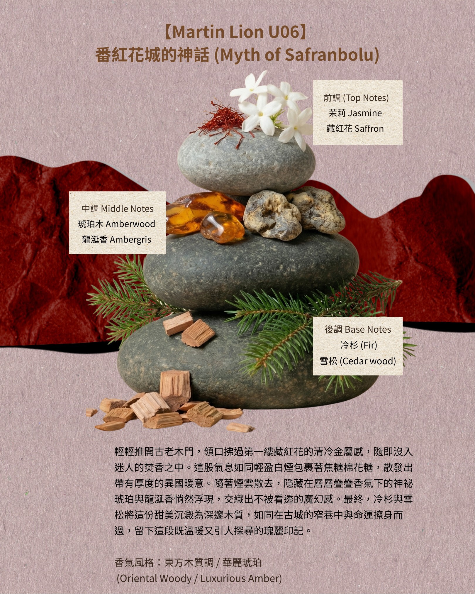 Martin Lion 馬丁里恩【U06】番紅花城的神話中性淡香精