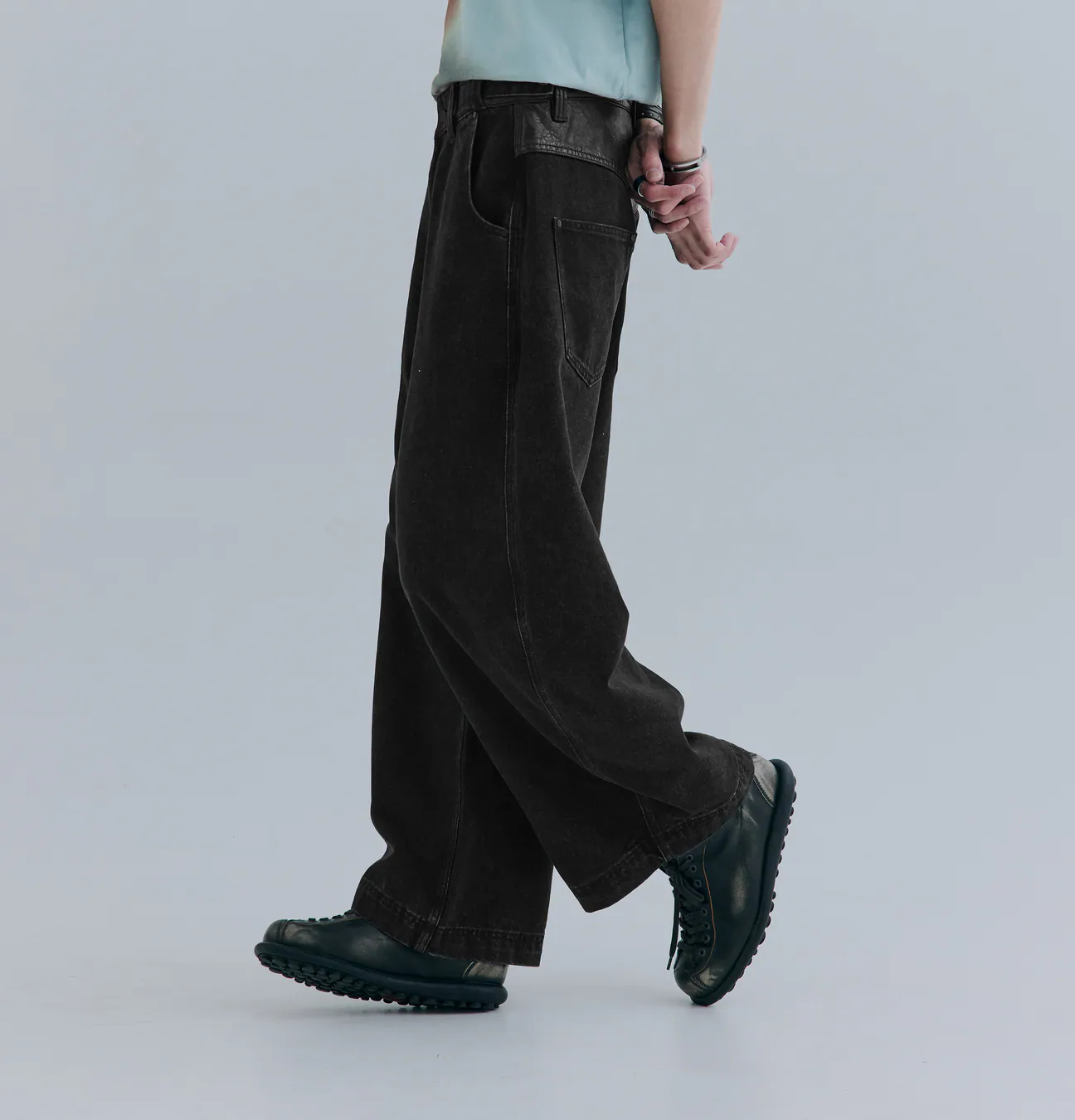MELSIGN｜After Hours Panel Jeans (Black)