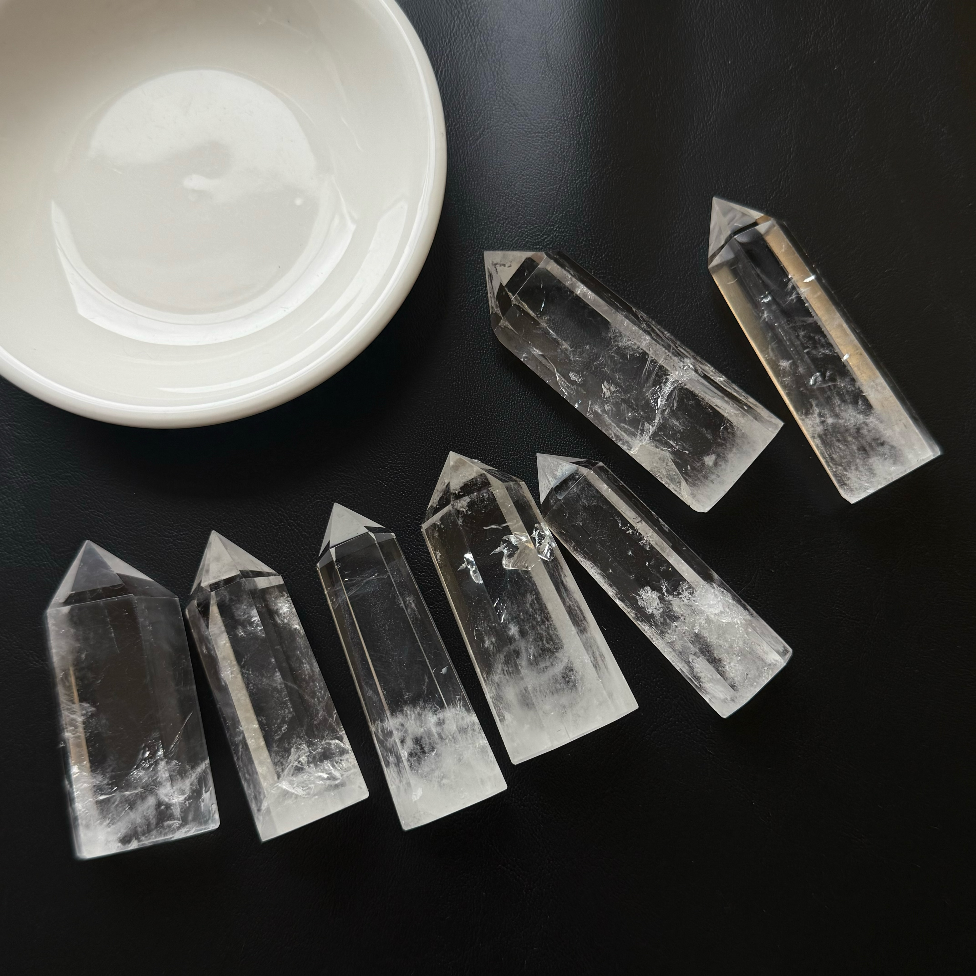 [原石] 藍針石 / 藍針白水晶 水晶柱