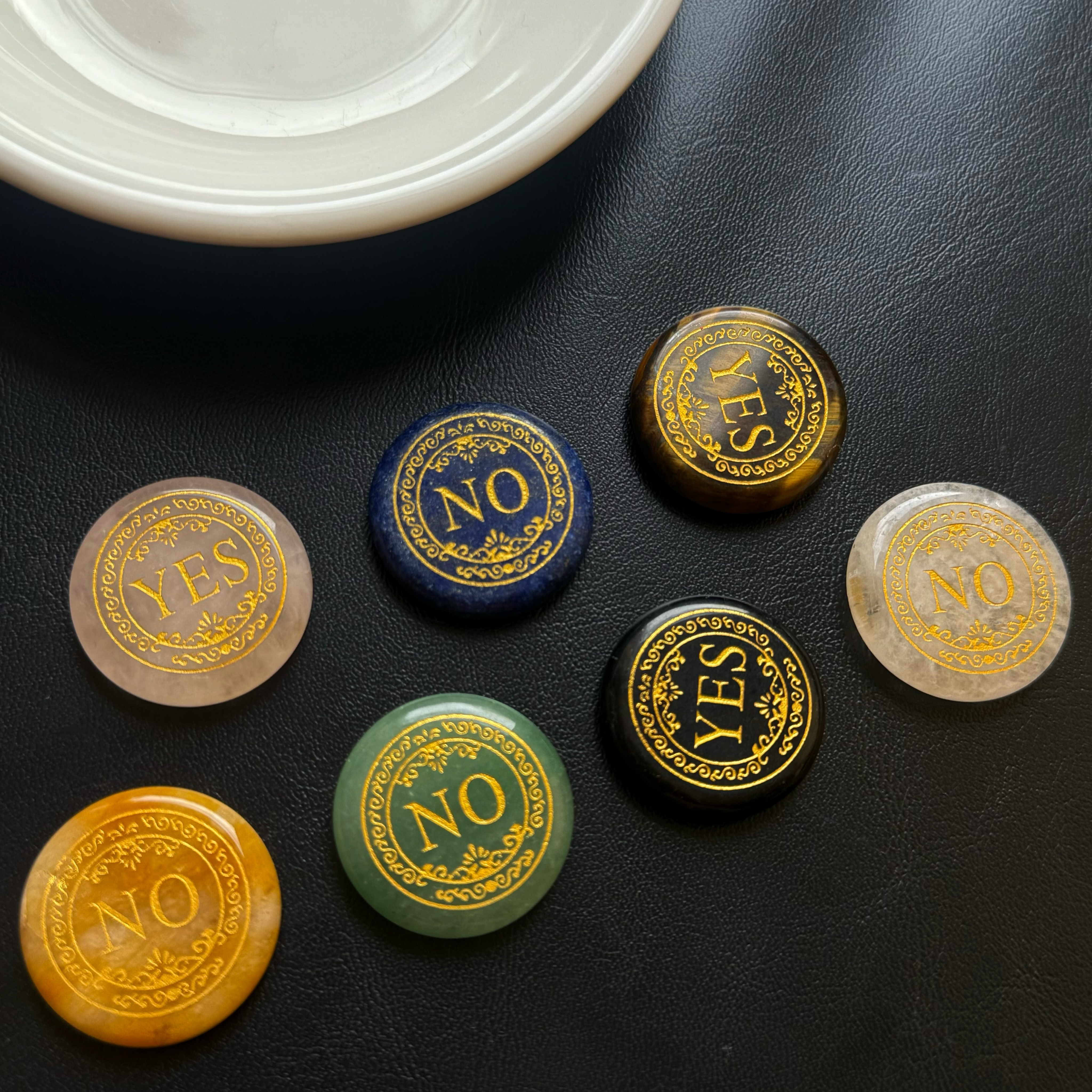 [原石] 水晶 正反面 YES/NO 占卜石 決策石