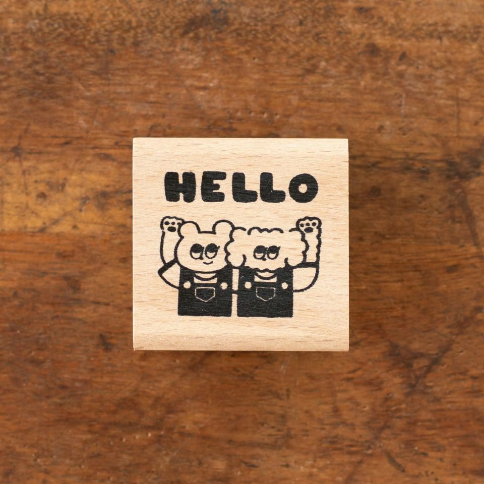 木頭章｜popomul.「HELLO」/ 手紙社 / JAPAN