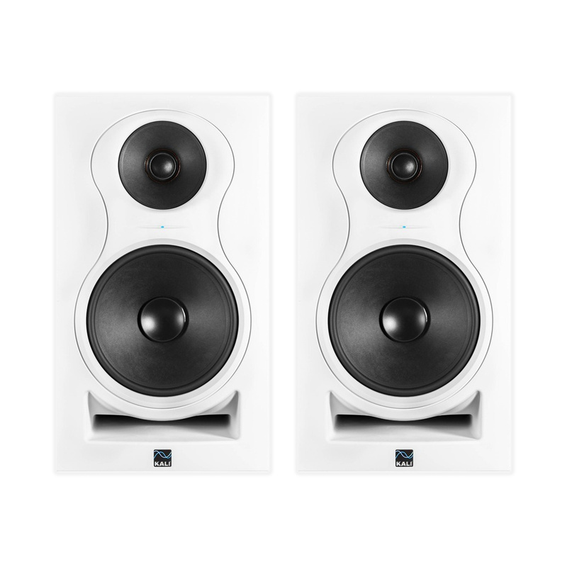Kali Audio IN-8 V2 8-Inch Powered Studio Monitor Pair (2 Speakers, White)