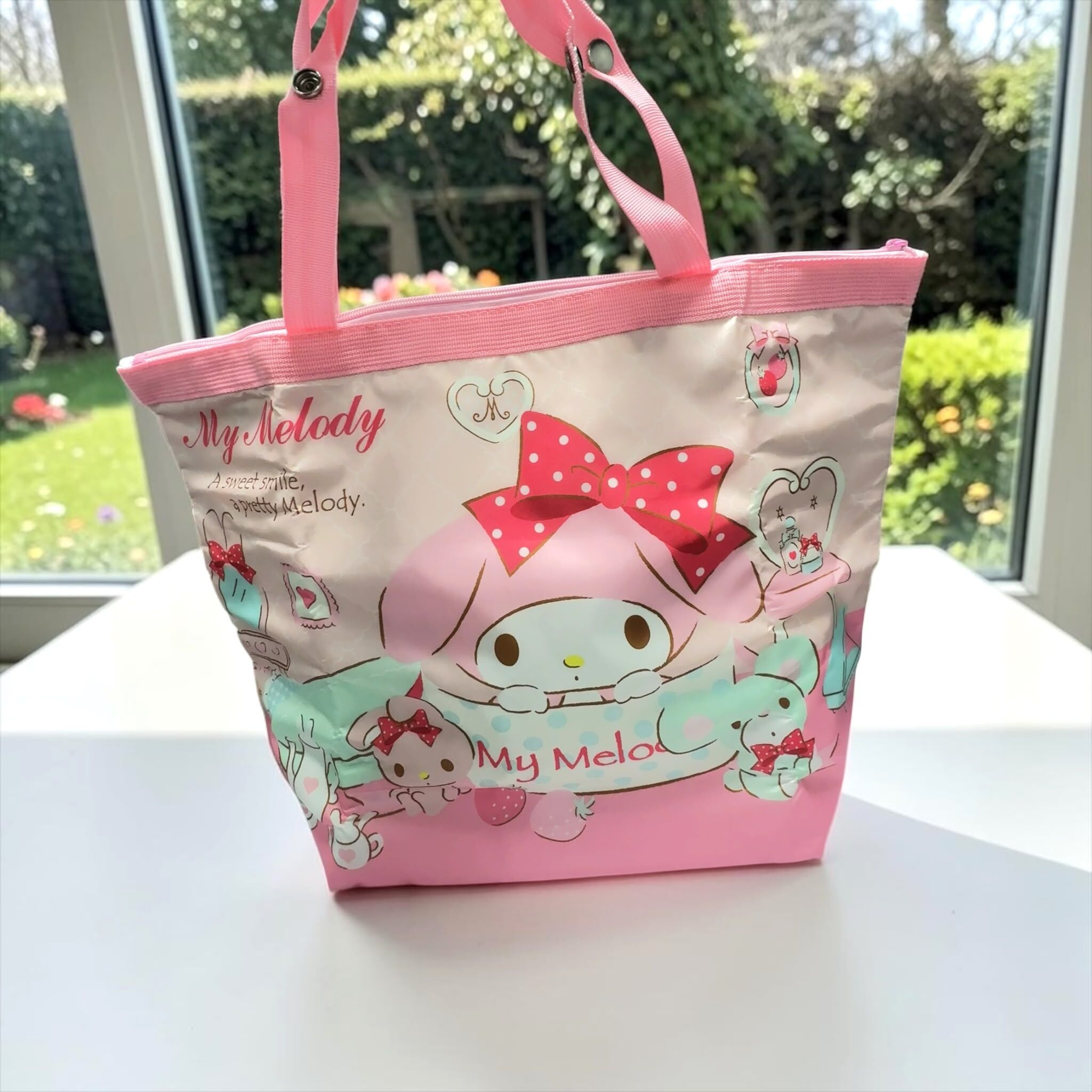 26150 Sanrio My Melody可折疊保溫購物袋 #JP-699279
