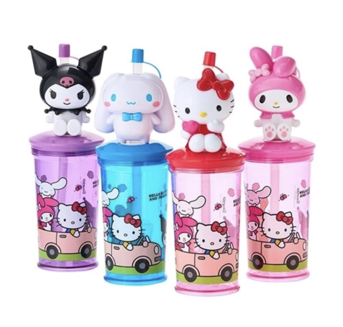 【數量有限】JP Sanrio 立體公仔水杯 8486 TK260801