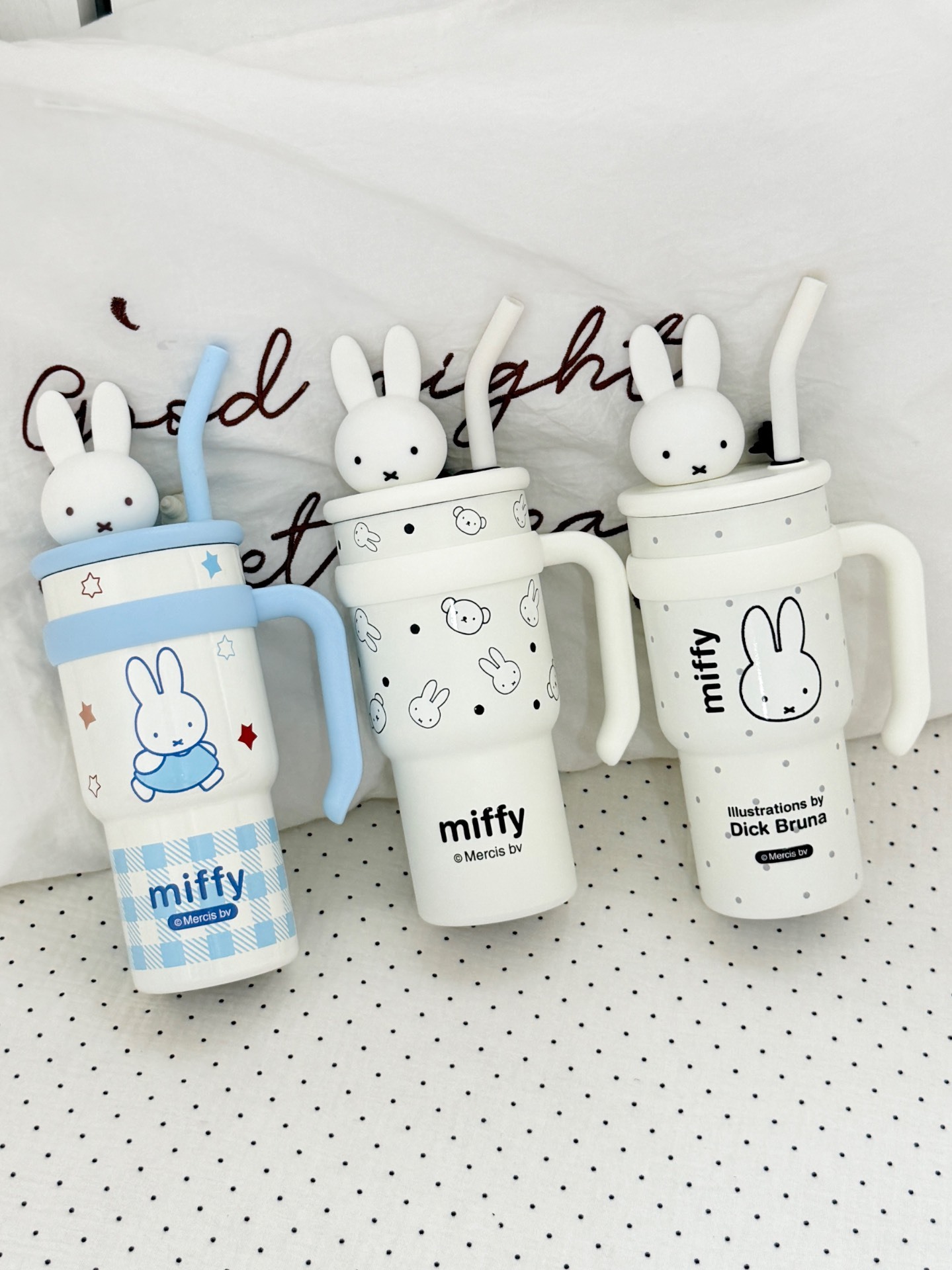 <國外限定>Miffy 米菲兔 保冷保溫 吸管冰壩杯 700ml