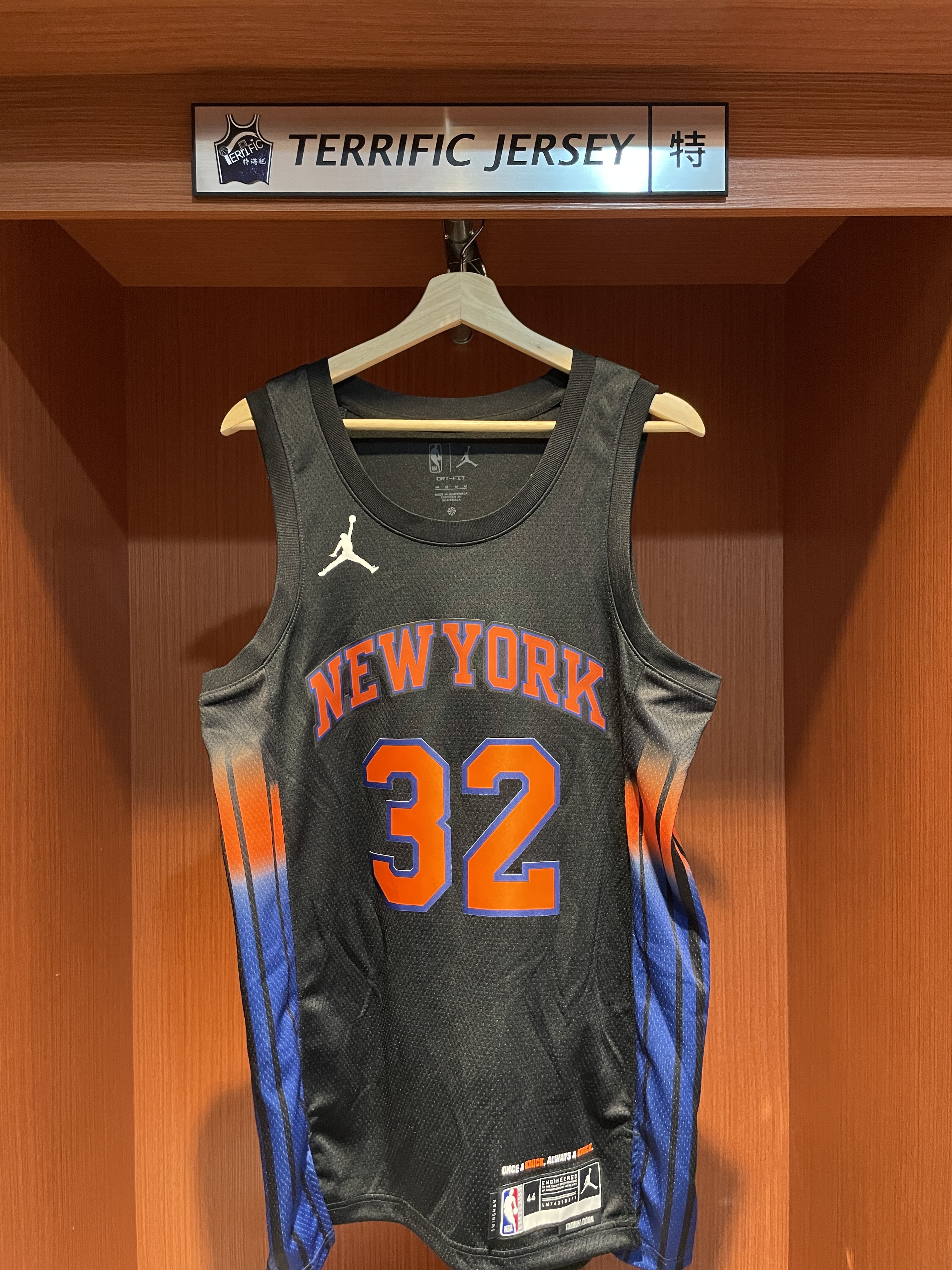 NBA球衣 Karl-Anthony Towns 紐約尼克黑 Statement Jordan Swingman 球迷版 熱轉印 全新