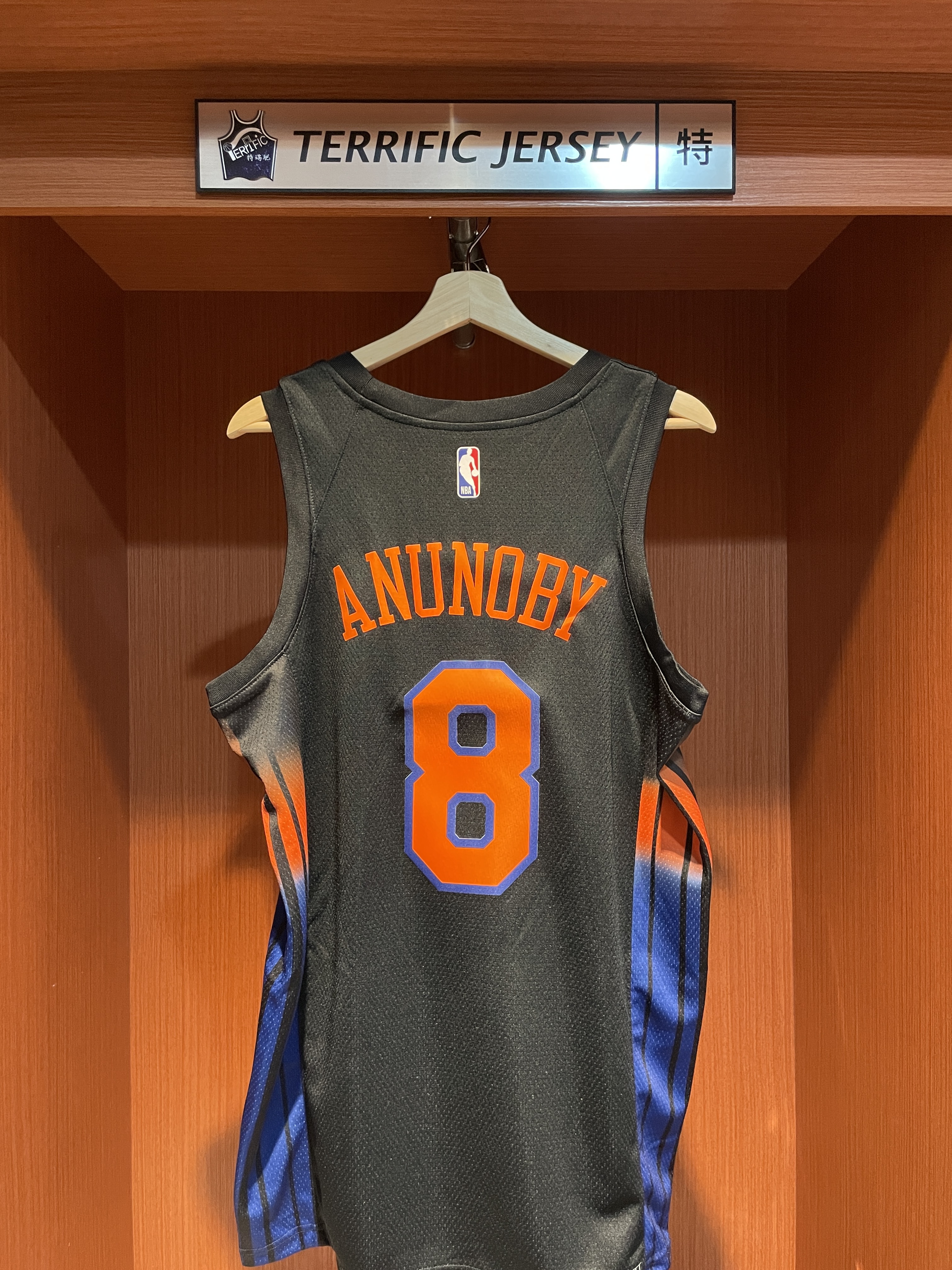 NBA球衣 OG Anunoby 紐約尼克黑 Statement Jordan Swingman 球迷版 熱轉印 全新